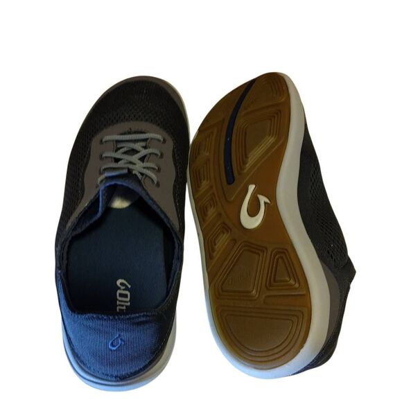 Olukau Moku Pae Men's Size 9 Gray Casual Shoe Comfort Outdoors Boat Slip On NWOT - Picture 3 of 11